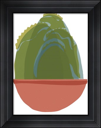 Framed Mod Cactus III Print