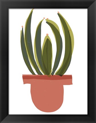 Framed Mod Cactus IV Print