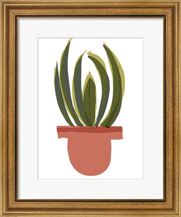 Framed Mod Cactus IV Print