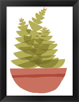 Framed Mod Cactus VI Print