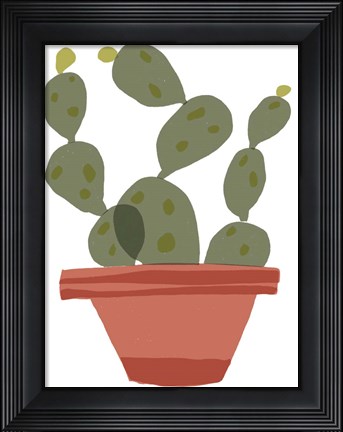 Framed Mod Cactus VII Print