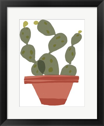 Framed Mod Cactus VII Print