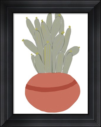 Framed Mod Cactus VIII Print