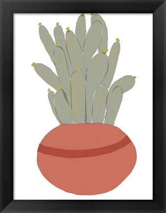 Framed Mod Cactus VIII Print