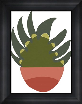 Framed Mod Cactus IX Print