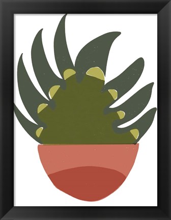 Framed Mod Cactus IX Print