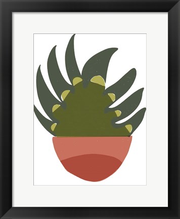 Framed Mod Cactus IX Print