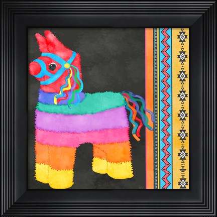 Framed Pinata Party I Print