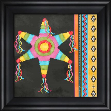 Framed Pinata Party II Print
