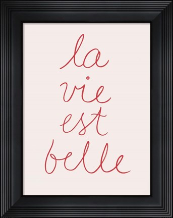 Framed En France V Print