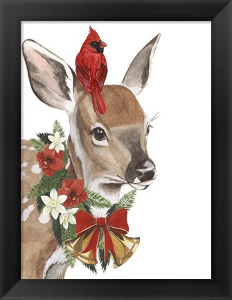 Framed Yuletide Darling I Print