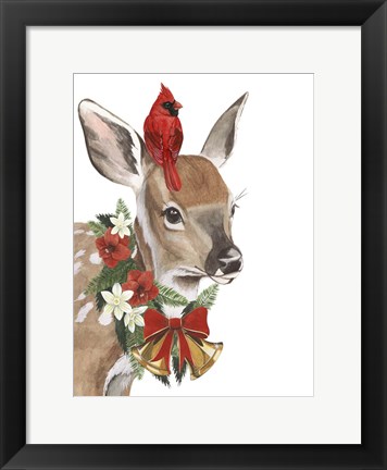 Framed Yuletide Darling I Print