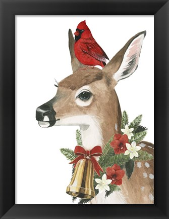 Framed Yuletide Darling II Print