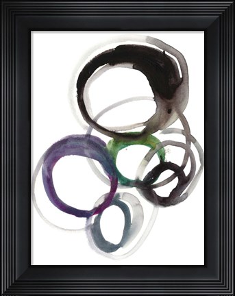Framed Rounds II Print