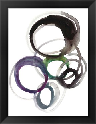 Framed Rounds II Print
