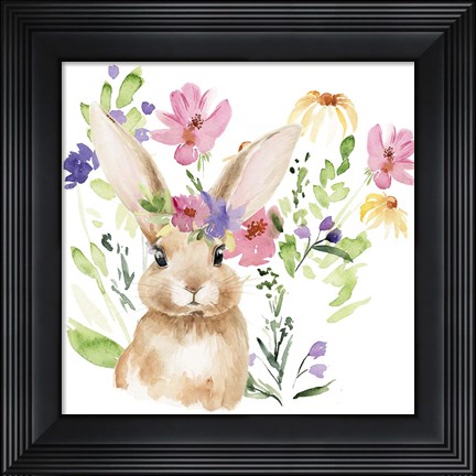 Framed Watercolor Spring Garden II Print