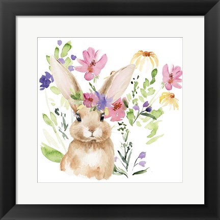Framed Watercolor Spring Garden II Print