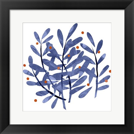 Framed Botanical Impressions I Print