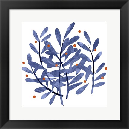 Framed Botanical Impressions I Print