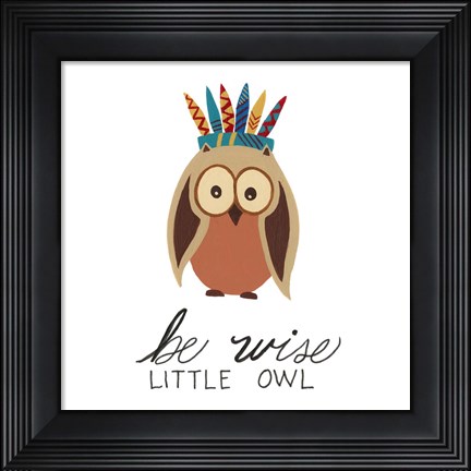 Framed Woodland Warriors I Print