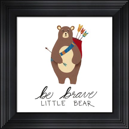 Framed Woodland Warriors II Print