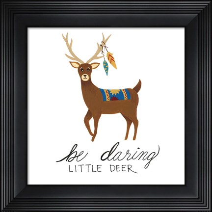 Framed Woodland Warriors III Print