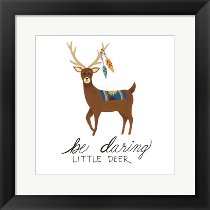 Framed Woodland Warriors III Print
