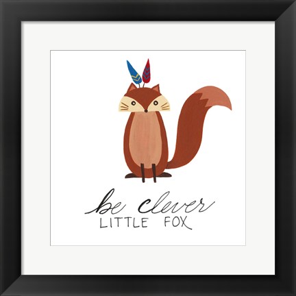 Framed Woodland Warriors IV Print
