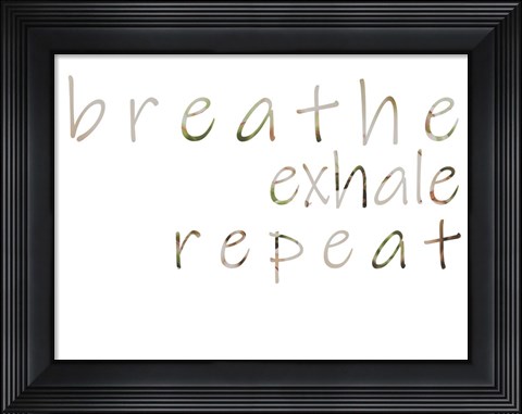 Framed Positive Mantra III Print
