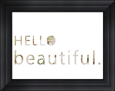 Framed Positive Mantra IV Print