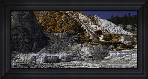 Framed Mammoth Hot Springs Print