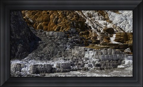 Framed Mammoth Hot Springs 2 Print