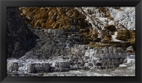 Framed Mammoth Hot Springs 2 Print