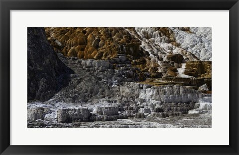 Framed Mammoth Hot Springs 2 Print