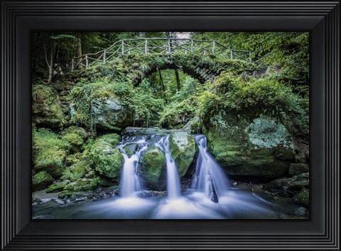 Framed Triple Falls Print