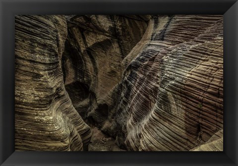Framed Slot Canyon Utah 2 Print