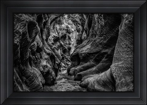 Framed Slot Canyon Utah 3 Print