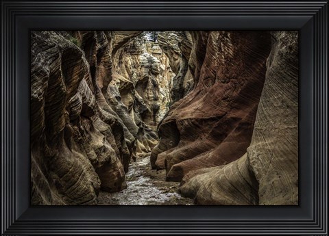 Framed Slot Canyon Utah 4 Print
