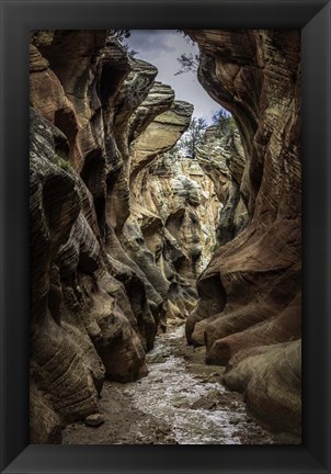 Framed Slot Canyon Utah 6 Print