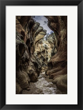 Framed Slot Canyon Utah 6 Print