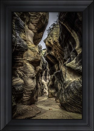 Framed Slot Canyon Utah 8 Print