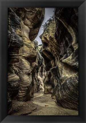 Framed Slot Canyon Utah 8 Print