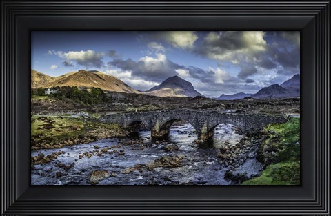 Framed Ancient Bridge Crop Print