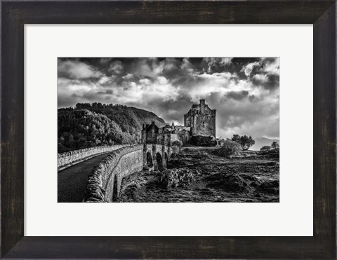 Framed Fairytale Castle 2 Black &amp; White Print