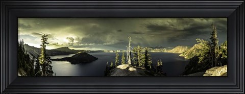 Framed Crater Lake Print