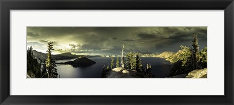 Framed Crater Lake Print