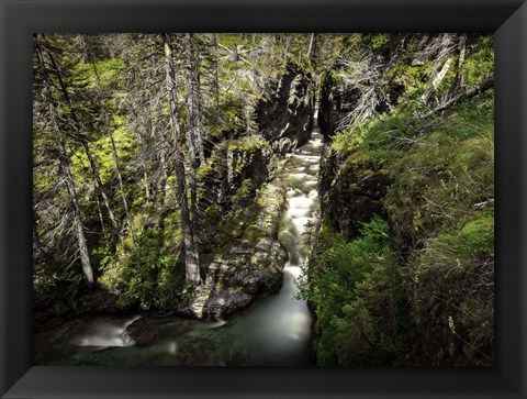 Framed Sunrift Gorge Print