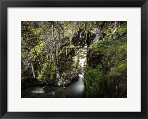 Framed Sunrift Gorge Print