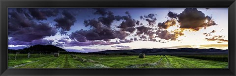 Framed Montana Farmland Print