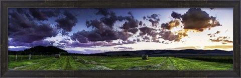 Framed Montana Farmland Print